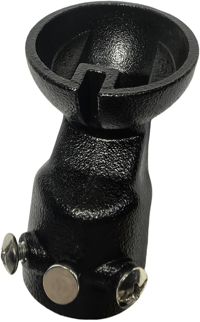 heimo Flat Sloped Ceiling Fan Adapter for Ceilings Up to 45° (Black) - Image 1